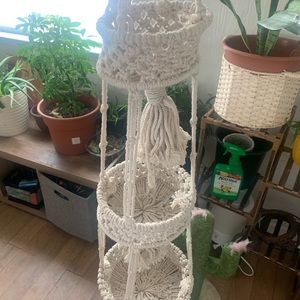 3 tier macrame plant hanger